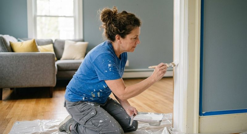 Townhouse Interior Painting in Wilmington, NC
