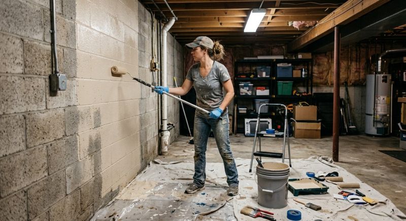 Basement Painting in Wilmington, NC