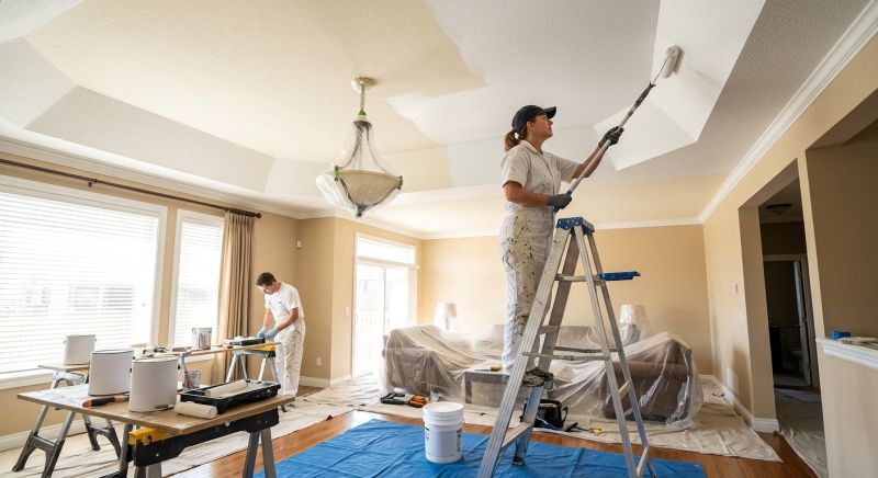 House Ceiling Painting in Wilmington, NC