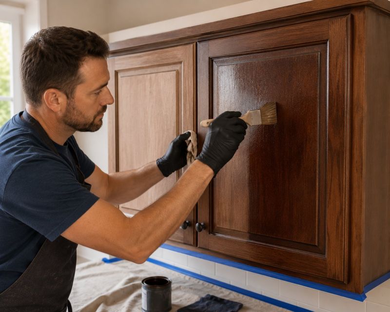 Kitchen Cupboard Refinishing in Indianapolis, IN