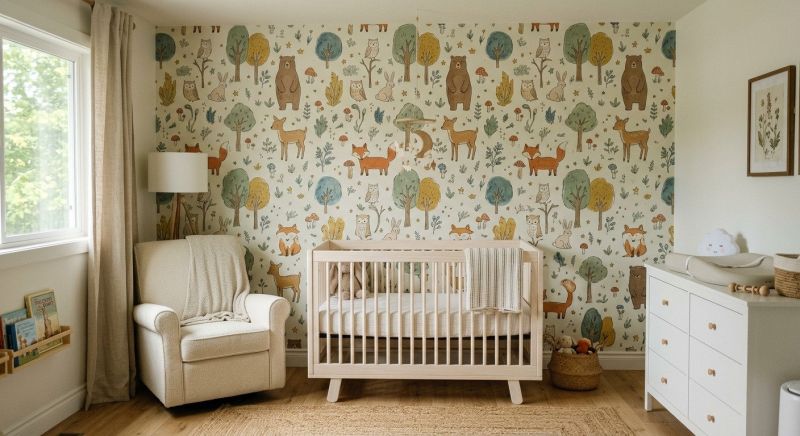 Nursery Wallpaper Installation in Overland Park, KS