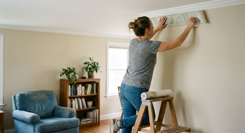 Wallpaper Border Installation in Overland Park, KS