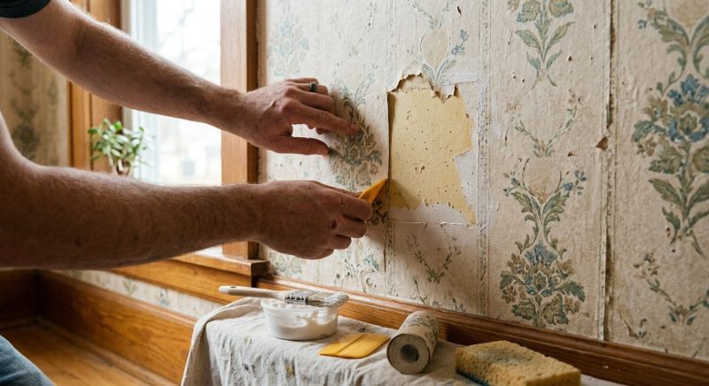 Wallpaper Seam Repair in Alpharetta, GA