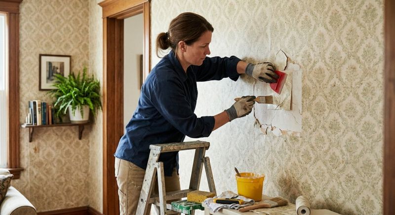 Wallpaper Seam Repair in Alpharetta, GA