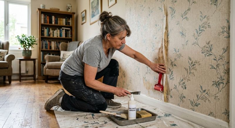Wallpaper Seam Repair in Overland Park, KS